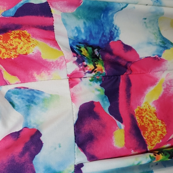 3/$30 Bright Floral Sleeveless Dress - Picture 3 of 6